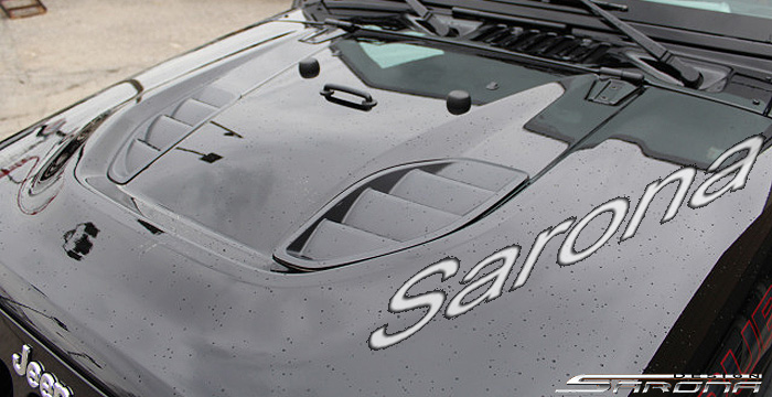 Custom Jeep Wrangler  SUV/SAV/Crossover Hood (2007 - 2015) - $890.00 (Part #JP-010-HD)